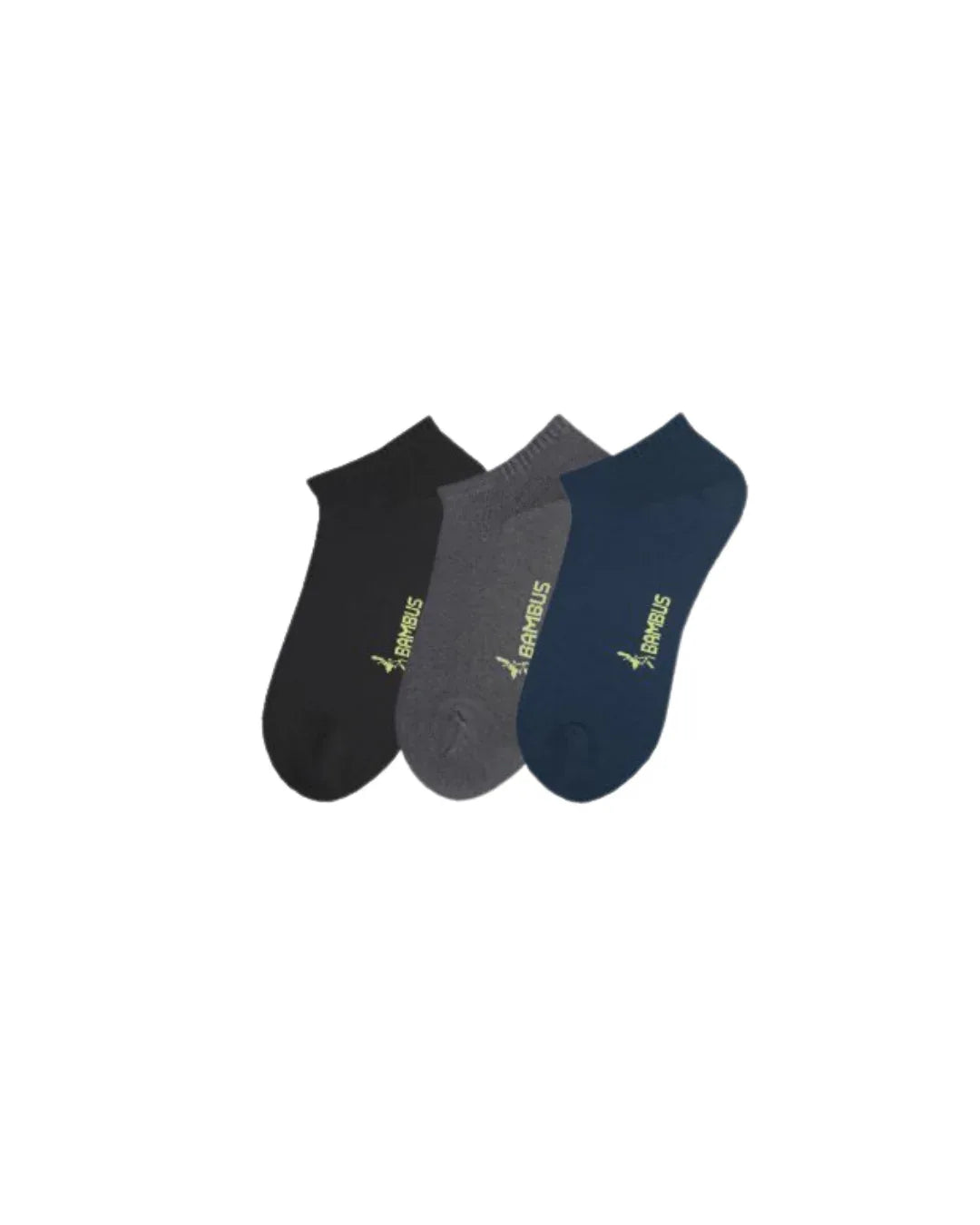 3-Pak Bambus Sneaker Sokker med Håndketlede Spidser - Køb 6 og Spar 16% Bearbambus