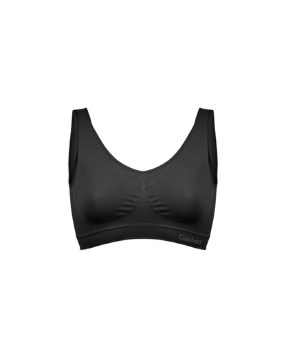 Sømløs Bambus-BH - Eksklusiv Komfort sort Bearbambus