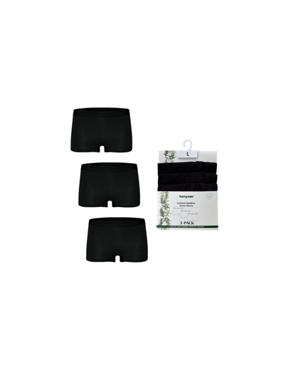 Dame 3-pak Bambus Boxershorts (7203) – Blødhed, Komfort og Bæredygtighed. Køb 2 pakker og spar 16%