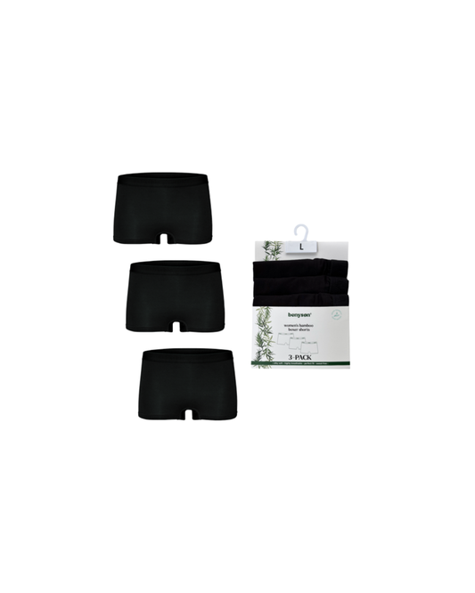 Dame 3-pak Bambus Boxershorts (7203) – Blødhed, Komfort og Bæredygtighed. Køb 2 pakker og spar 16%