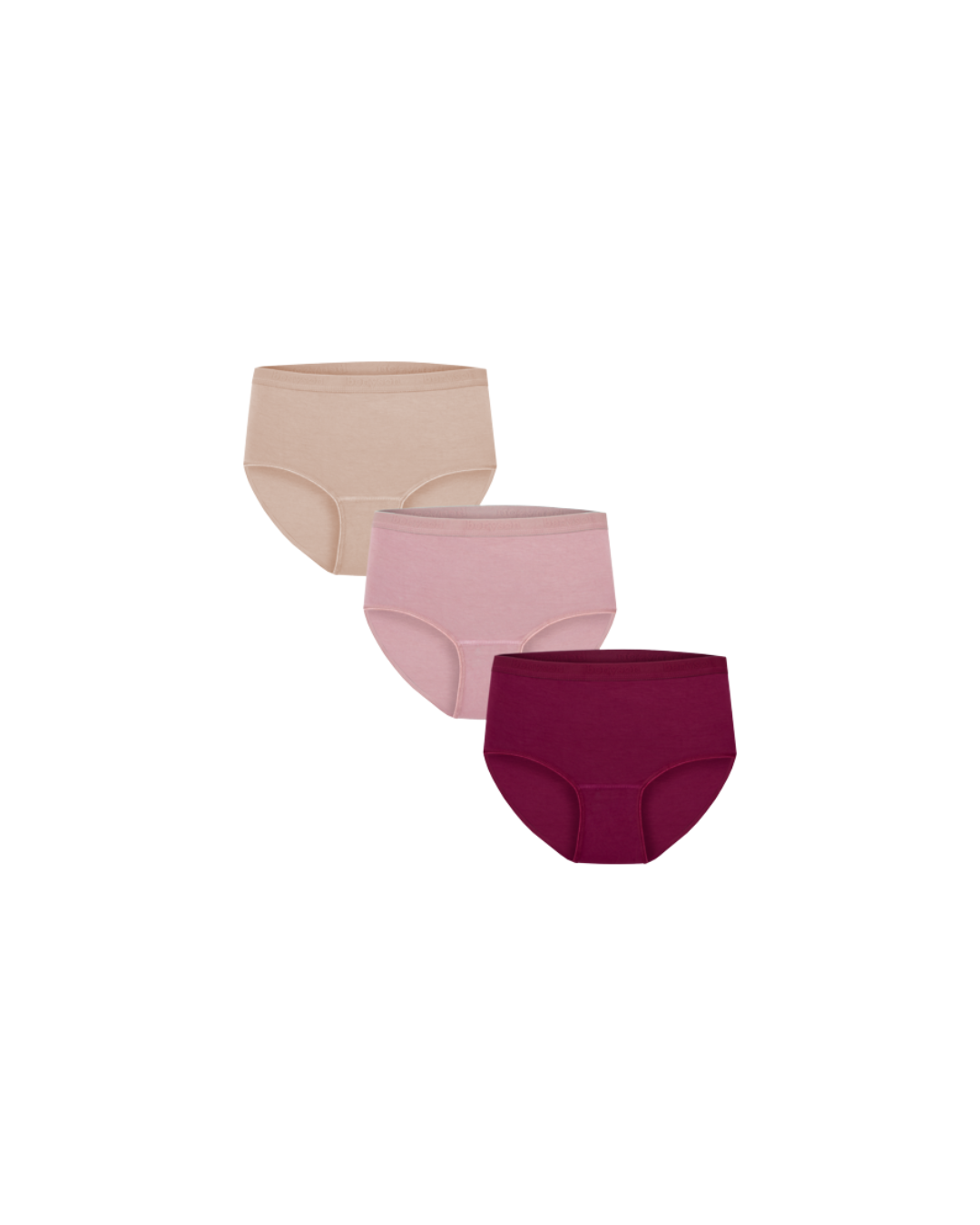 Bambustrusser – midi trusse (3-pak)(7201) | Blød, åndbar og bæredygtig komfort. Køb 2 pakker og spar 16%
